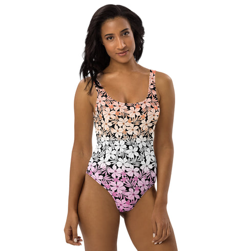 Lesbian Pride Aloha One-Piece Swimsuit